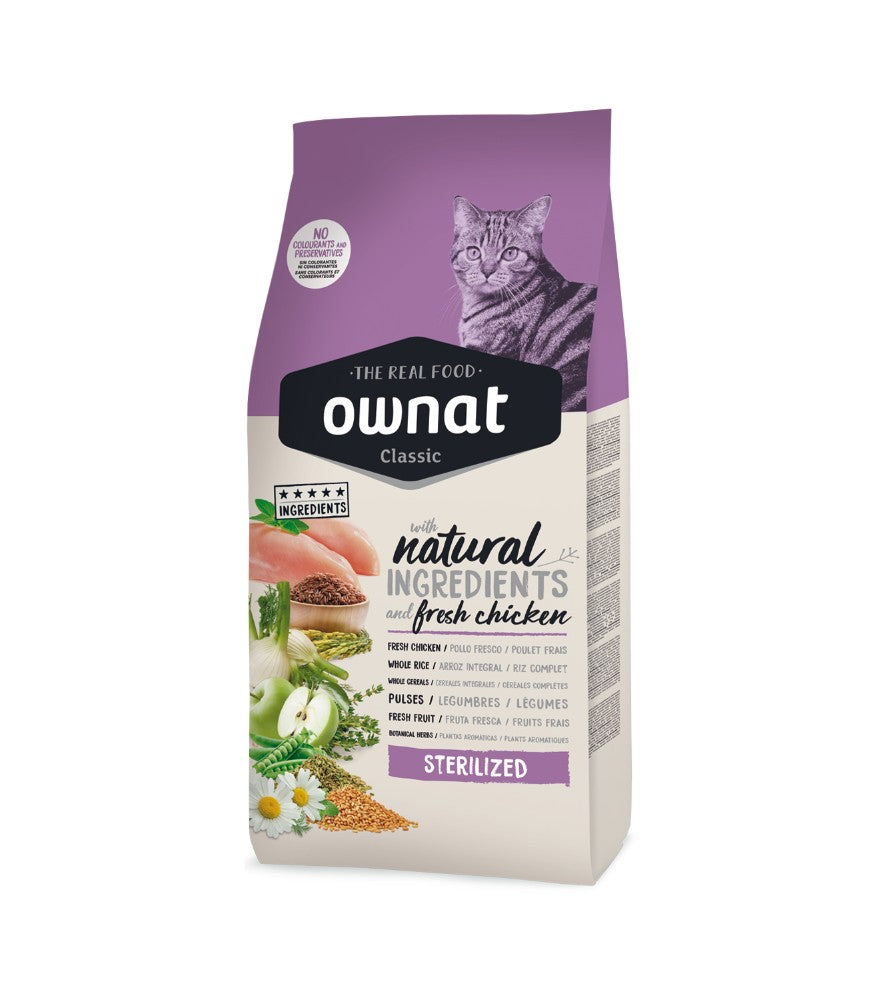 OWNAT Classic Sterilized pour chat adulte stérilisé Tout Pour Eux
