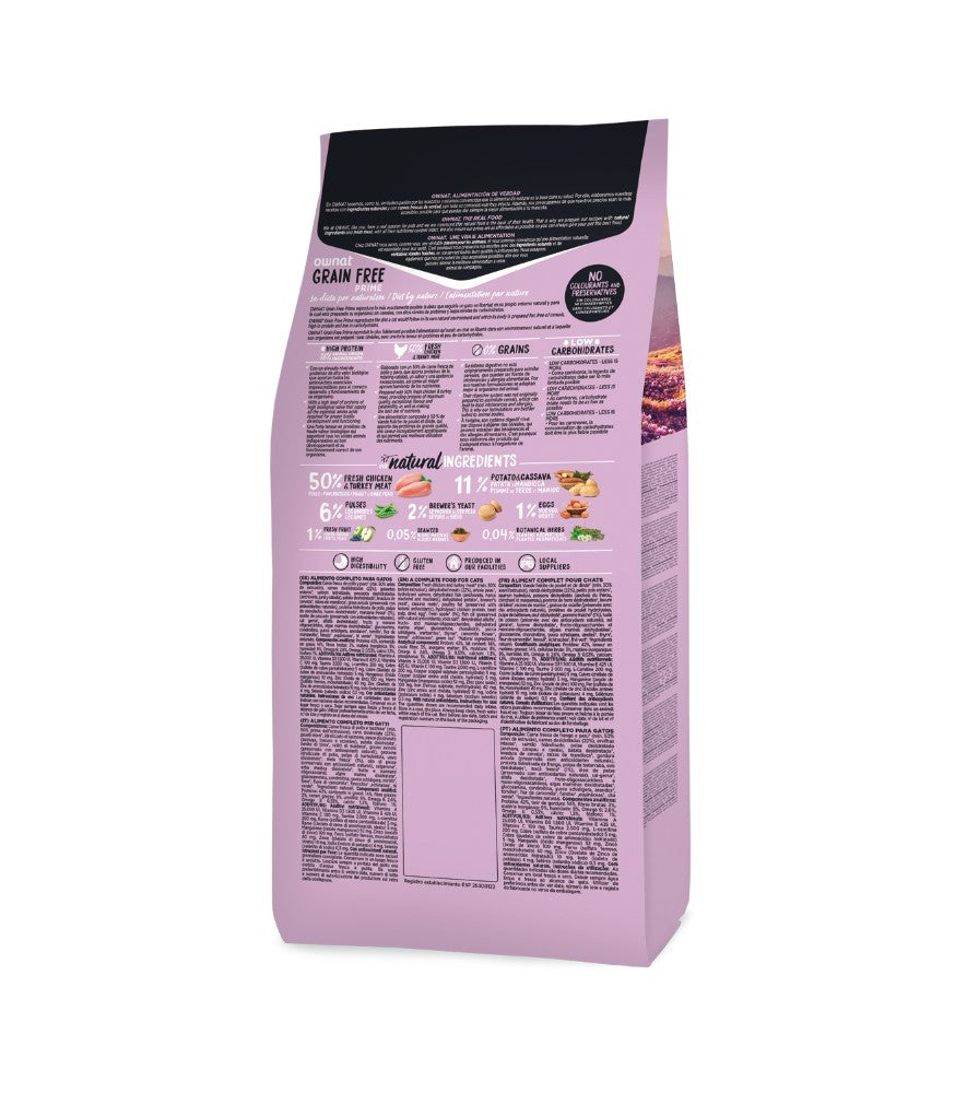 OWNAT PRIME Grain Free Pour Chat stérilisé sans céréales poulet & dinde Tout Pour Eux