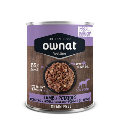 OWNAT Wetline Agneau et Pommes de terre pour chien ( Lot de 6 ) Tout Pour Eux