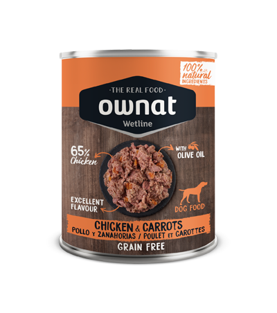 OWNAT Wetline Poulet et Carottes pour chien Tout Pour Eux