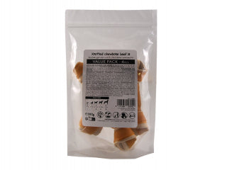 Os à mâcher noué boeuf M 300g/14,5cm Pack de 4 Tout Pour Eux
