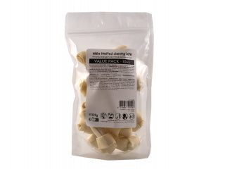 Os noué à mâcher blanc 11cm/300g (lot de 10) Tout Pour Eux