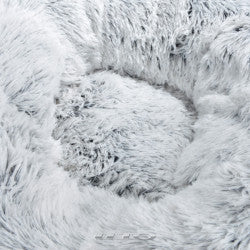 Panier FLUFFY BLANC CHINÉ Tout Pour Eux