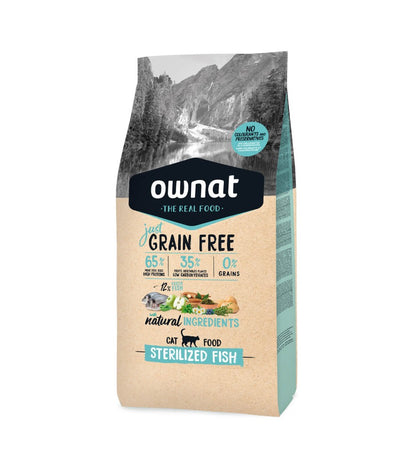 OWNAT Just Grain Free pour chat stérilisé au poisson Tout Pour Eux